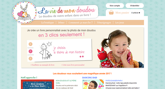 La vie de mon doudou accueil